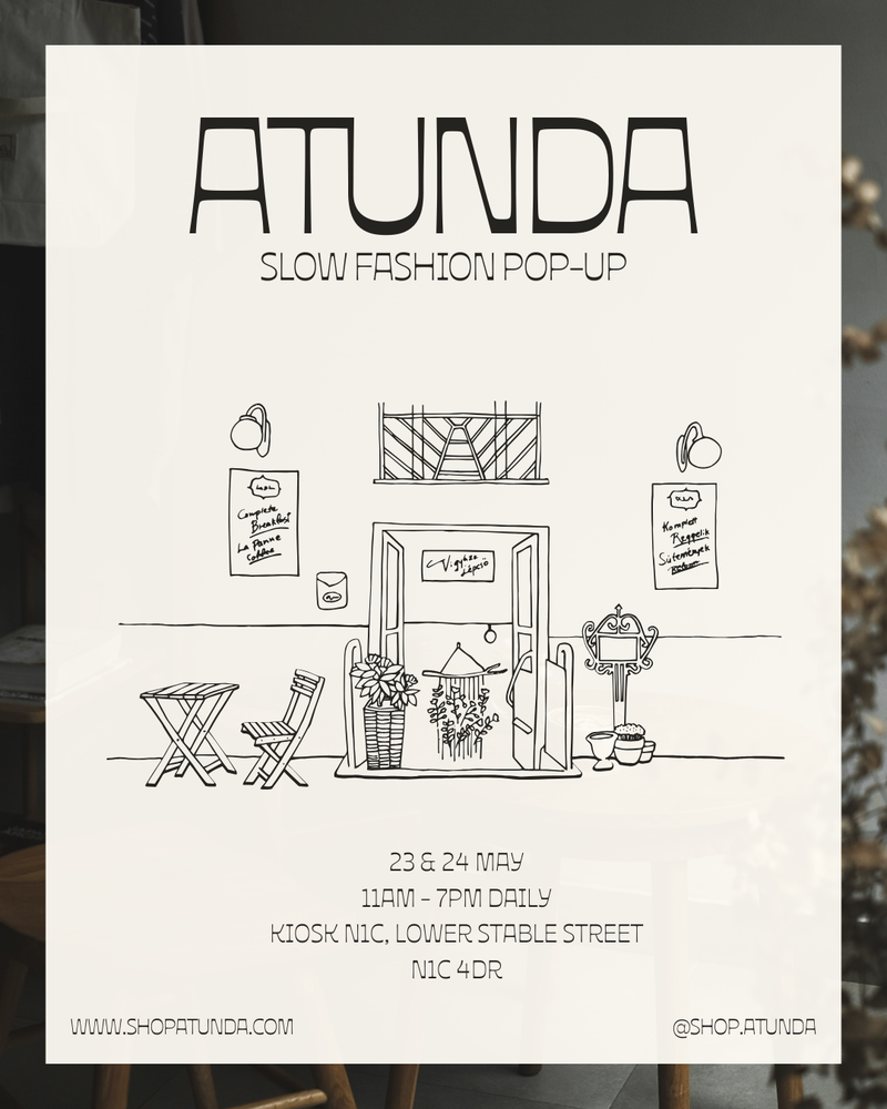 Atunda Slow Fashion Pop-Up upcoming 23rd